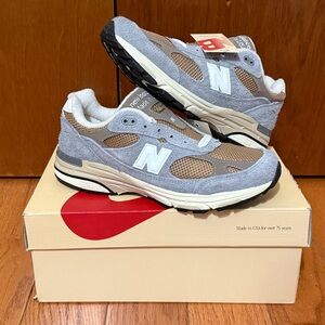 Men’s New Balance 993 Teddy Santis MiUSA Shadow Grey/Driftwood - Size 8